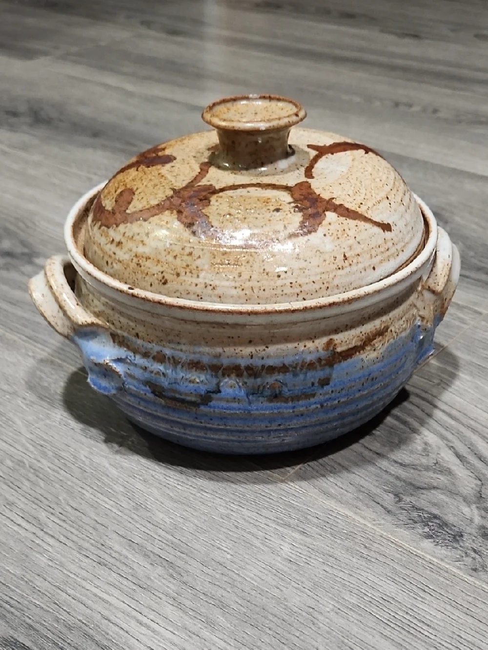 Vintage Agnes Stark Small Casserole Studio Pottery